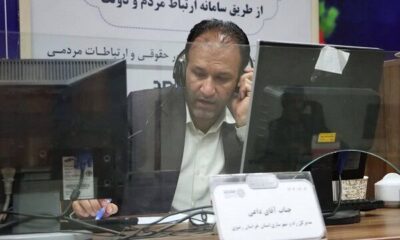 پاسخگویی مدیرکل راه و شهرسازی خراسان رضوی به مطالبات مردم از طریق سامانه ۱۱۱