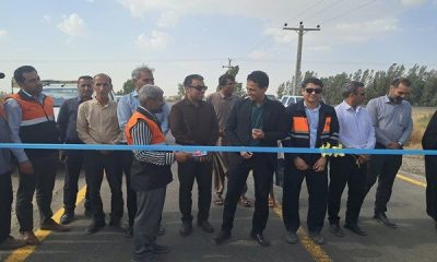 آیین بهره‌برداری از پروژه آسفالت راه روستایی با اعتباری بالغ بر ۹۰ میلیارد ریال در جنوب کرمان