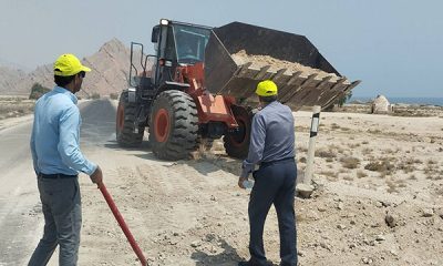 اتمام ترمیم دال پل پارسیان در هرمزگان
