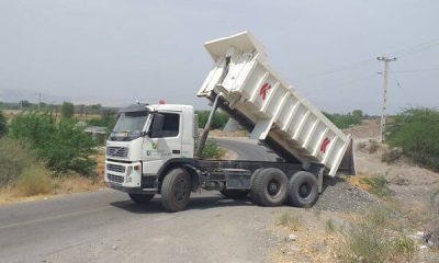 اجرای عملیات راهداری برای ارتقای ایمنی محورهای کوهرنگ در استان چهارمحال و بختیاری