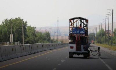 اجرای ۱۸۰ کیلومتر خط‌کشی در محورهای مواصلاتی شهرستان میاندوآب