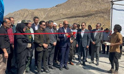 افتتاح بهسازی و روکش آسفالت (محور قیر- فیروزآباد) استان فارس با اعتبار ۶ هزار میلیارد ریال