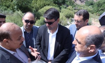 بازدید معاون فنی و راه روستایی سازمان راهداری از محور ویار–سپارده در الموت قزوین