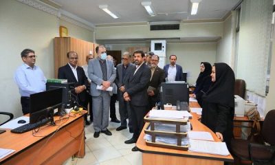 ببینید/بازدید استاندار همدان از اداره کل راه و شهرسازی و گفت‌وگوی صمیمانه با کارکنان