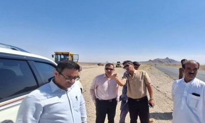 ببینید| بازدید مدیر کل راه و شهرسازی سیستان و بلوچستان از عملیات ساخت ۷۲ کیلومتر بزرگراه در محور زاهدان – خاش