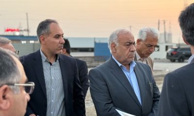 ببینید| بازدید معاون وزیر راه و شهرسازی و مدیرعامل شرکت ساخت از روند ساخت میدان سایت شهر بندرعباس