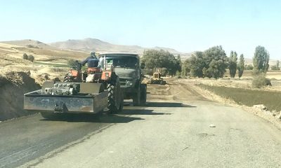 ببینید/ تداوم تسطیح و آماده سازی تا ترانشه برداری و اجرای آسفالت در محورهای روستایی شهرستان دهگلان کردستان