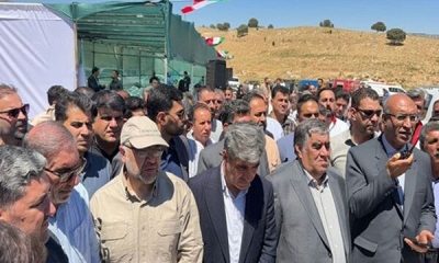 ببینید/ شروع عملیات احداث باند دوم محور قلاجه - سرمست در استان کرمانشاه