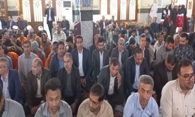 ببینید| شرکت مدیر کل و کارکنان بسیجی اداره کل راه و شهرسازی سیستان وبلوچستان در مراسم چهلم رهبر شهید انقلاب در مسجد جامع زاهدان