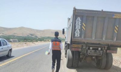 ببینید | نظارت بر ناوگان حمل و نقل عمومی(کالا) توسط راهداران الموت در استان قزوین