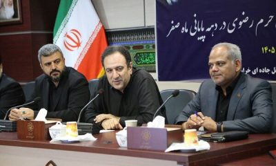 ببینید|برگزاری نشست کمیته حمل و نقل جاده ای زائران حرم رضوی در مشهدالرضا با حضور معاون برنامه ریزی و توسعه منابع سازمان راهداری و حمل و نقل جاده ای
