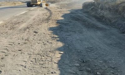 ببینید|عملیات آماده‌سازی مسیرهای پیاده روی زائران اربعین حسینی درمسیر محور کلات -مشهد
