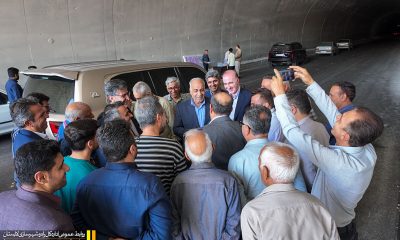 ببینید|قاب‌هایی از بازدید هوشنگ بازوند معاون وزیر راه و شهرسازی از پروژه احداث باند دوم محور لار–بندرعباس تا تونل وحدت در محور لار–جهرم