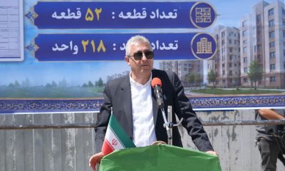 برگزاری آیین کلنگ زنی پروژه ۲۱۸ واحدی طرح نهضت ملی مسکن پیرانشهر
