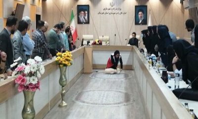 برگزاری دوره آموزشی امداد و نجات در اداره کل راه و شهرسازی خوزستان