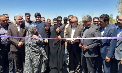 بهره‌برداری از سه پروژه راهداری در شهرستان عشق‌آباد خراسان جنوبی همزمان با هفته دولت