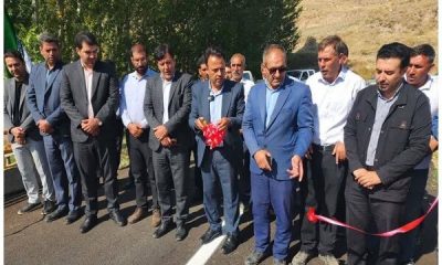 بهره‌برداری از طرح روکش آسفالت راه روستایی نگارستان ورزقان به طول ۶.۵ کیلومتر