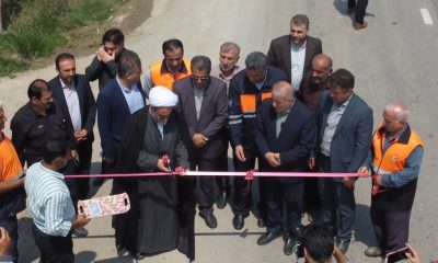 بهره‌برداری از ۴ کیلومتر روکش آسفالت محور گلوگاه _نیالا در مازندران