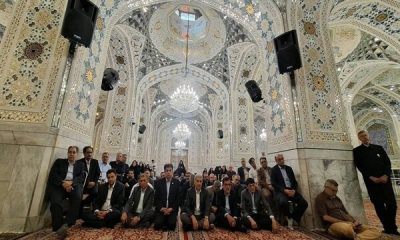 تجدید میثاق مدیران نظام سلامت با آرمان‌های رهبر شهید در جوار حرم رضوی