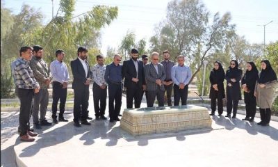تجدید میثاق کارکنان شرکت عمران شهر جدید رامشار با آرمان‌های شهدا در طلیعه هفته دولت