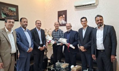تجلیل از دو ایثارگر اداره کل راه و شهرسازی خراسان رضوی