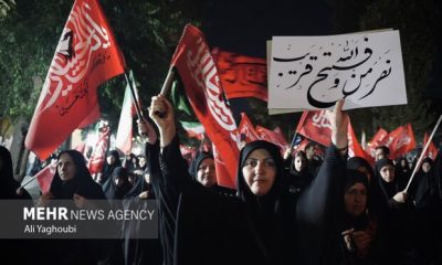 تداوم تجمع‌های شبانه در گالیکش با حضور پرشور مردم