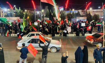 تداوم حماسه پرچم داری کرمانی‌ها در میدان آزادی