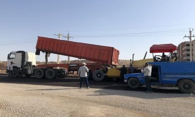 تداوم عملیات آماده سازی و روکش آسفالت معابر مسکن مهر بلیتی شوشتر