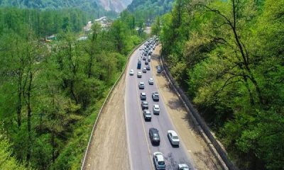 ترافیک سنگین در محورهای چالوس، هراز و آزادراه تهران-شمال