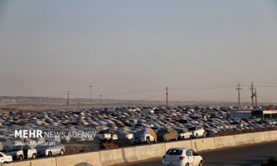 ترافیک مسیرهای بازگشت زائران در کرمانشاه سنگین است