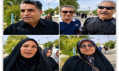 جاماندگان اربعین در گچساران؛ از نیابت امام شهید تا فریاد مرگ بر ترامپ