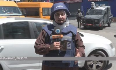 حمله رژیم صهیونیستی به خبرنگار پرس‌تی‌وی در اردوگاه قلندیا