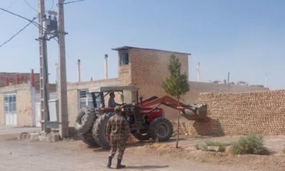 دست زمین‌خواران از ۳ هزار مترمربع اراضی ملی در نایین کوتاه شد