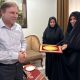 دیدار استاندار بوشهر با خانواده شهیدان درودگاهی در جزیره خارگ