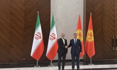 دیدار روسای جمهور ایران و قرقیزستان در حاشیه اجلاس سران شانگهای