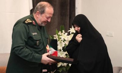 دیدار سردار ابن الرضا با خانواده شهدای جنگ رمضان