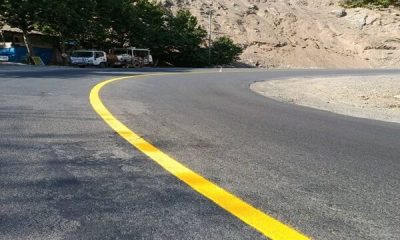 رنگ‌آمیزی ۵۰۰ مترمربع از نقوش ترافیکی در محورهای مواصلاتی بروجن