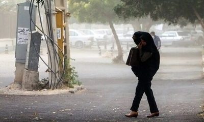 رگبار و رعد و برق در شمال و جنوب کشور و وزش باد شدید در تهران