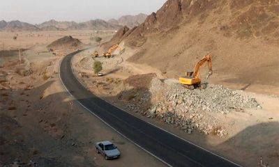 عملیات احداث قطعه دوم بزرگراه محور قلعه‌گنج–کهنوج ادامه دارد