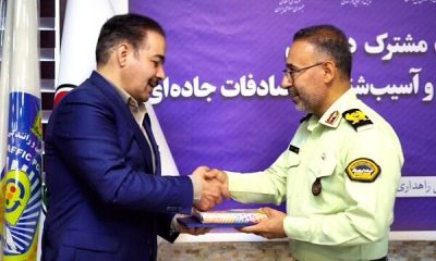 قدردانی سردار تاجره از مدیرکل راهداری و حمل و نقل جاده‌ای استان مرکزی