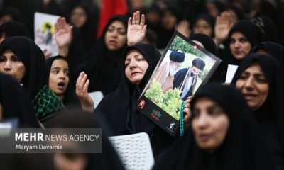 هم اکنون؛ مراسم بزرگداشت چهلم «آقای شهید ایران» در مصلای تهران
