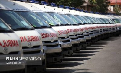 ورود ۹۰۰ آمبولانس به ناوگان اورژانس کشور