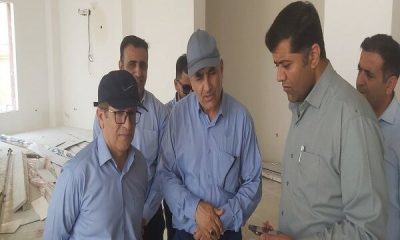 پیشرفت ۹۶ درصدی کتابخانه عمومی بندر دیر در استان بوشهر