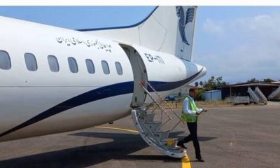 گزارش تصویری | اولین پرواز مسیر نوشهر-مشهد
