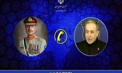 گفتگوی تلفنی عراقچی و فرمانده ارتش پاکستان
