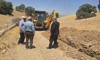 اصلاح شبکه آبرسانی روستای دارشاهی دنا با اعتبار ۸۰۰ میلیون تومان
