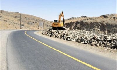 اصلاح ورودی روستای ابرجس شهرستان کهک قم/ رفع نقطه مستعد حادثه در قوس مسیر این روستا