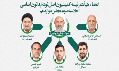 اعضای هیئت رئیسه کمیسیون اصل نود مجلس انتخاب شدند
