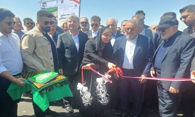 افتتاح باند دوم محور دارخوین- شادگان به طول ۱۴ کیلومتر