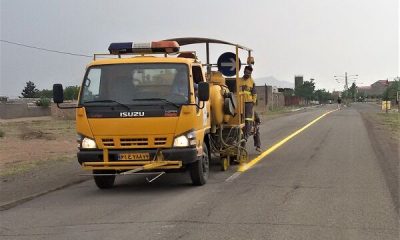 انجام خط‌کشی ۱۶ محور فرعی روستایی در طول راه‌های استان قم